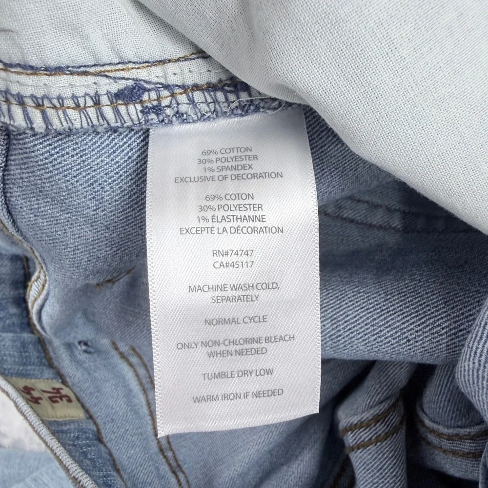 Redhead Jeans Relaxed Fit Light Wash Denim 44x34